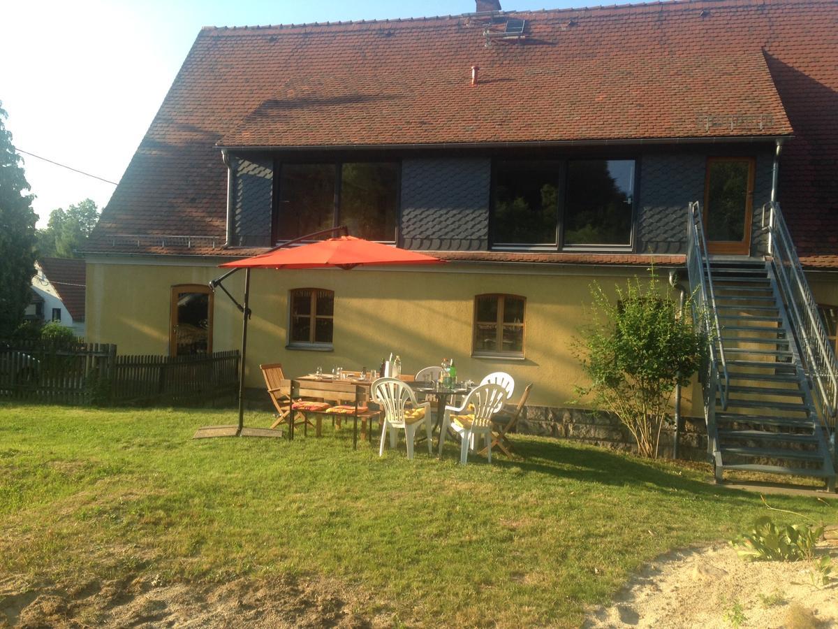 Moderne Pension Vonbartsch Mit Ladestation In Der Saechsischen Schweiz シュトルッペン エクステリア 写真